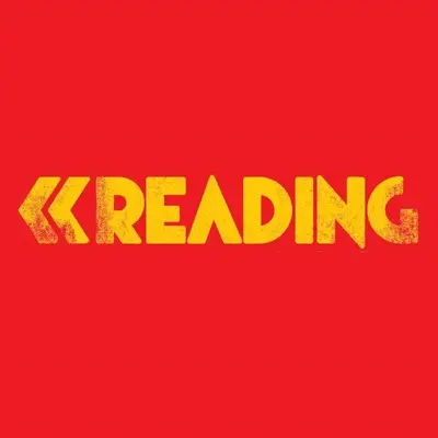 the word Reading  in the style of reading festival 